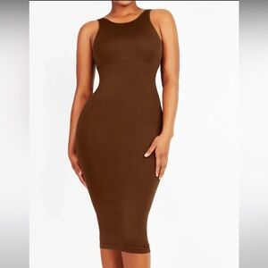 Popilush Shapewear Large U-Back Snatched Seamless Dress
